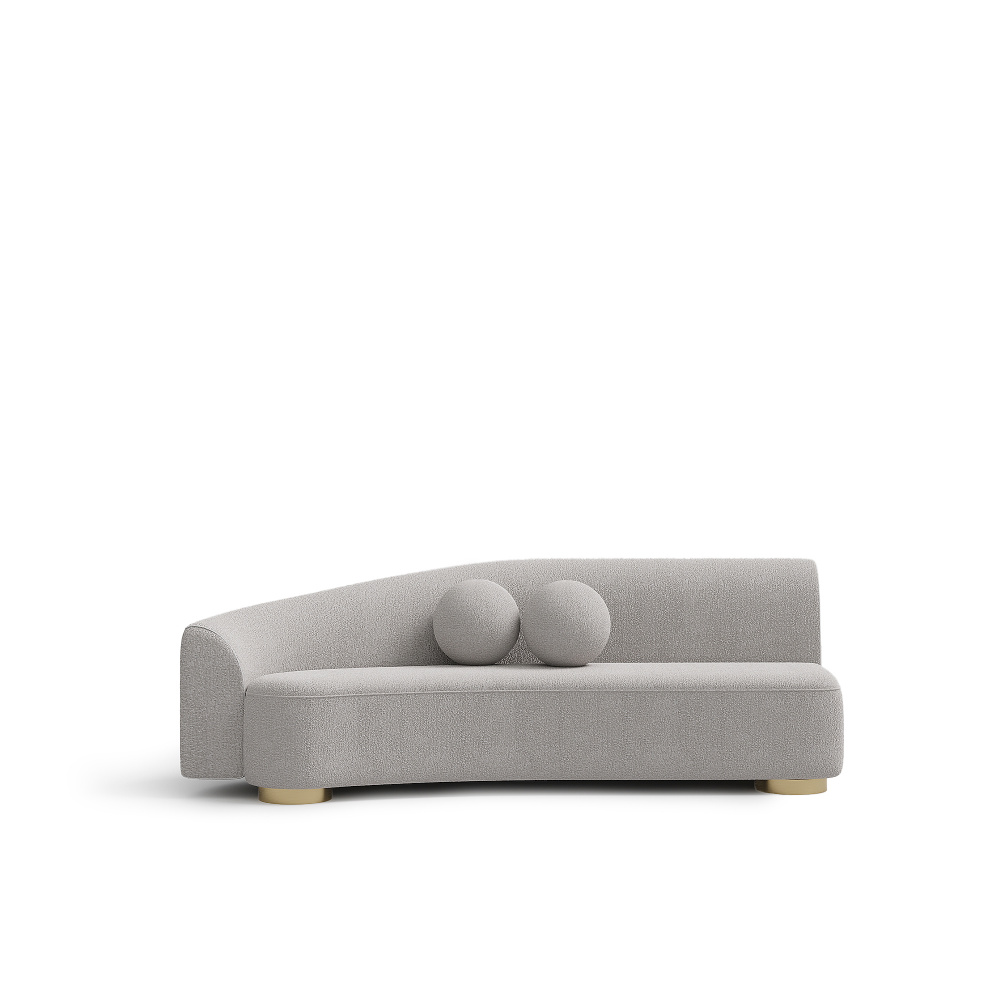 Диван Porto, букле, белый